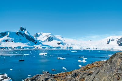 Le Vaihéré au large de la péninsule Antarctique