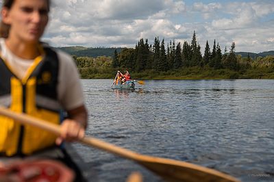 Canoé sur la rivière Mistassini - Canada