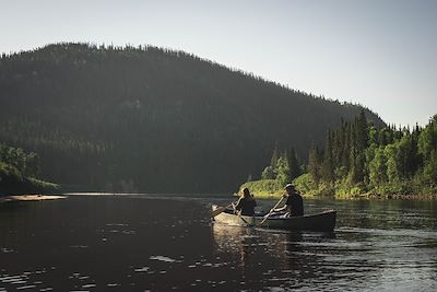 Canoé sur la rivière Mistassini - Canada