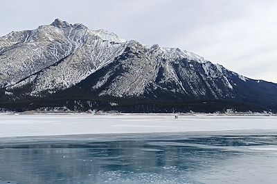 Lac Abraham - Rocheuses en hiver - Canada