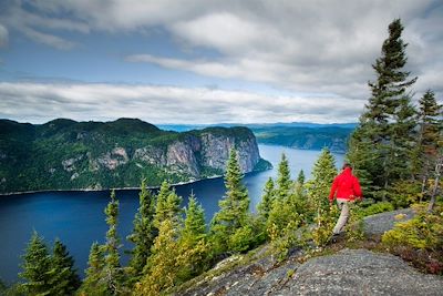 Fjord à Saguenay-Lac-Saint-Jean - Parc national du Saguenay - Québec - Canada 