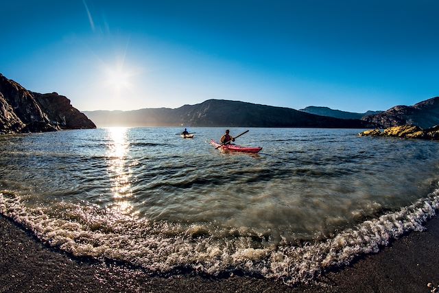 Voyage Kayak et randonnée entre icebergs et glaciers