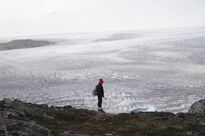 Point de vue sur la calotte polaire - Groenland