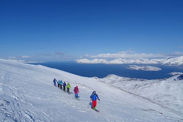 Voyage Ski et cabotage dans les Alpes de Lyngen