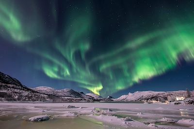 Aurores boréales en Norvège