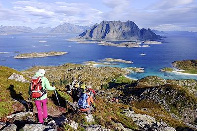 Au sommet de Skrova - Lofoten - Norvège