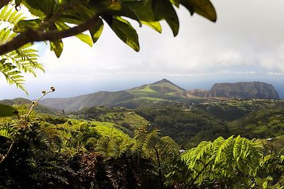 Vue panoramique de Sainte-Hélène