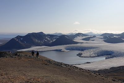 Vue sur les glaciers - Spitzberg 