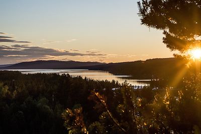 Coucher de soleil - Laponie Suédoise - Suède