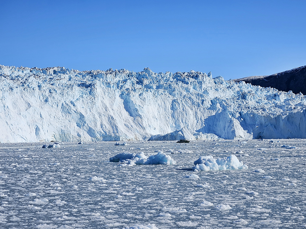 Glacier Eqi, près d'Ilulissat ©Clara Soares